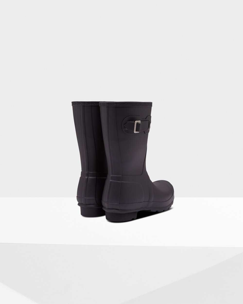 Botas de Lluvia Cortas Hunter Mujer - Original Insulated - Negros - DTIKOUN-50